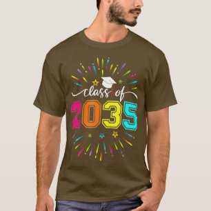 Klasse 2035 Kindergarten vor K wachsen mit mir Gra T-Shirt