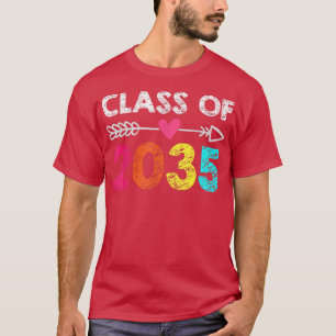 Klasse 2035 Niedlicher Handprint PreK Kindergarten T-Shirt