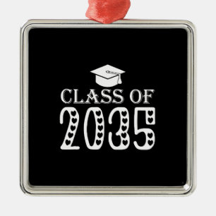 Klasse 2035 ornament aus metall