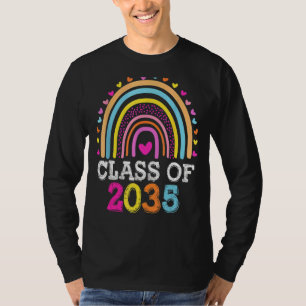 Klasse 2035 Rainbow Kindergarten Vorschule Gradu T-Shirt