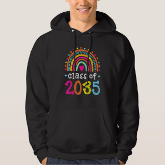 Klasse 2035 Rainbow Pink Graduate Preschool Art Hoodie