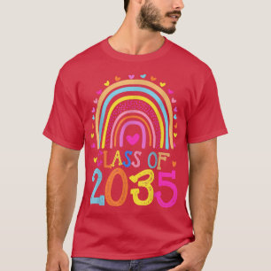 Klasse 2035 Rainbow Pre-k Kindergarten Graduation T-Shirt