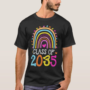 Klasse 2035 Rainbow Pre-K Kindergarten Graduation T-Shirt
