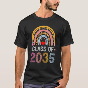 Klasse 2035 Rainbow Pre-k Kindergarten Graduation T-Shirt