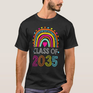 Klasse 2035 Ranibow Pre-K Graduate Preschool Gra T-Shirt