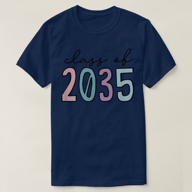 Klasse 2035  T-Shirt (Design vorne)