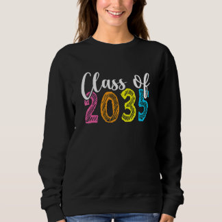 Klasse 2035 vor dem Abschluss des Kindergartens Sweatshirt
