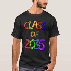 Klasse 2035 wachsen mit mir Kindergarten Abschluss T-Shirt
