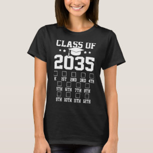 Klasse 2035 wächst mit meinem Handprint vor 12. G T-Shirt