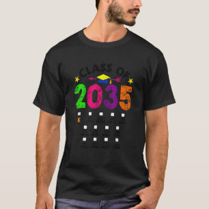 Klasse 2035 wächst mit meinem Handprint vor K 12th T-Shirt