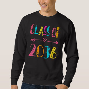 Klasse 2036 Abschluss vor dem Abschluss des Vorsch Sweatshirt