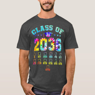 Klasse 2036 Kindergarten vor K wachsen mit mir Gra T-Shirt