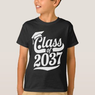 Klasse 2037 Wachse Mit Mir Stolzer Absolvent T-Shirt
