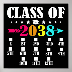 Klasse 2038 1. Kindergarten 12. Klasse Poster