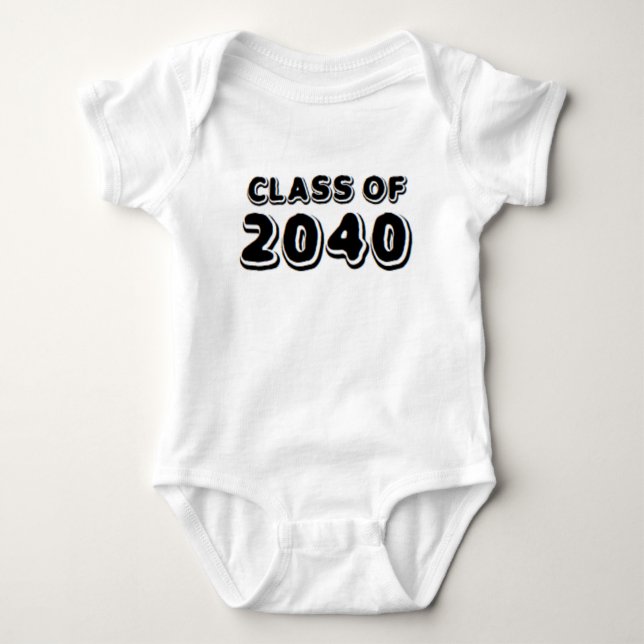 Klasse 2040 baby strampler (Vorderseite)