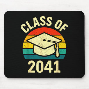 Klasse 2041 Retro-Vintage-Illustration Mousepad