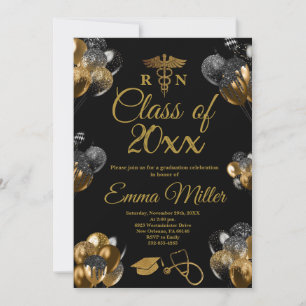 Klasse 20XX — Abschluss der Krankenpflegerschule Einladung