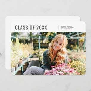 Klasse 20XX Moderner Abschluss für Minimalistische Ankündigung