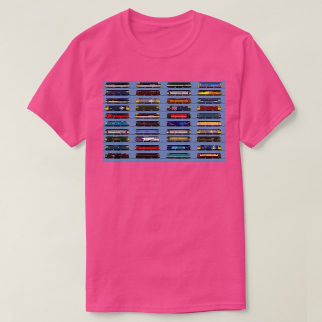 Klasse 47 Lokomotiven T-Shirt (Design vorne)