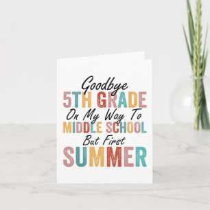 Klasse 5 Auf dem Weg zur Mittelschule, aber zuerst Karte