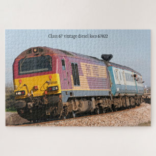 Klasse 67 Vintager Diesel-Loco 67022 personalisier Puzzle