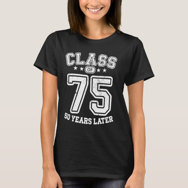 Klasse 75 50. High School Alumni 50 Yrs 2025 Colle T-Shirt (Vorderseite)