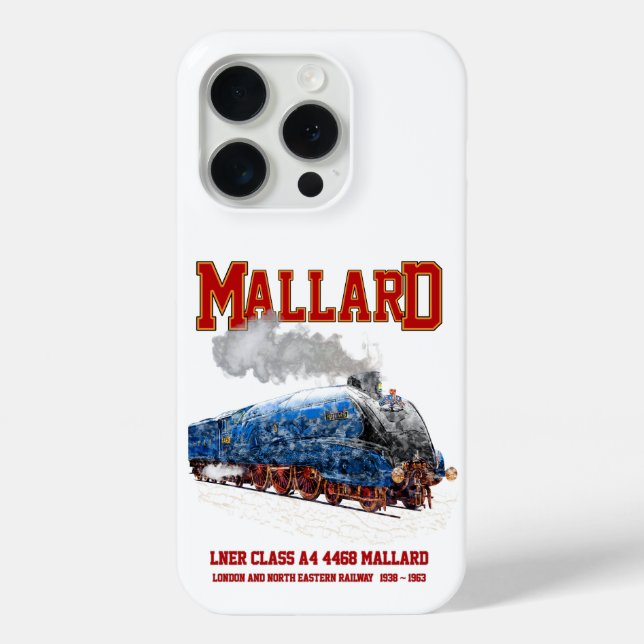 Klasse A4 Mallard - Weltweit schnellste Dampflokom Case-Mate iPhone Hülle (Rückseite)