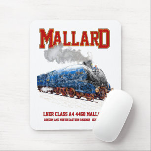 Klasse A4 Mallard - Weltweit schnellste Dampflokom Mousepad