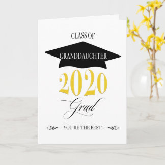 Klasse Abschluss 2020 für Großtochter Karte
