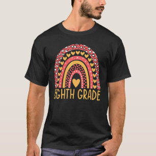 Klasse acht 8. Klasse Lehrer Mädchen Jungen Zurück T-Shirt