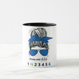 Klasse bis... Funny Motorrad Tasse