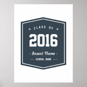 Klasse - Charcoal Vintage Poster