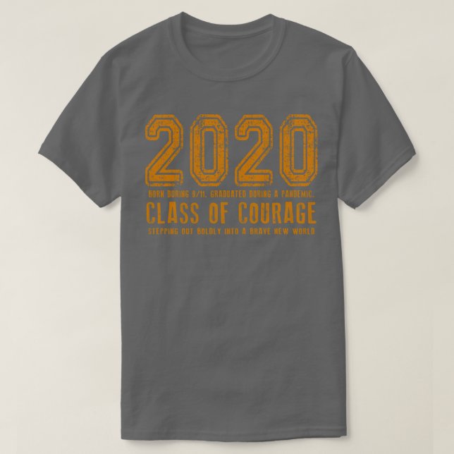 Klasse Courage Orange 2020 T-Shirt (Design vorne)