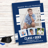 Klasse der 20XX Fotocollage Sport Graduation Party