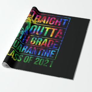Klasse der 8. Klasse des Abschlusses 2021 Geschenkpapier