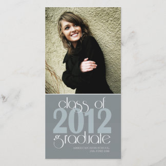 Klasse der Abschluss-Fotokarte der Hochschule 2012 Ankündigung