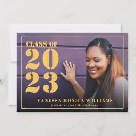 Klasse der Abschluss-Rahmenankündigung für 2022 Fo Ankündigung