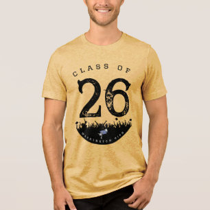 Klasse der Änderung auf benötigtes Jahr Abschluss/ Tri-Blend Shirt