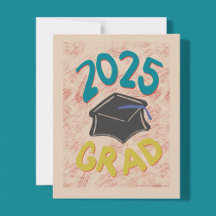 Klasse der Ankündigung von Grunge Style Abschluss