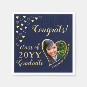 Klasse der Blue Graduation Party für das Graduate Serviette