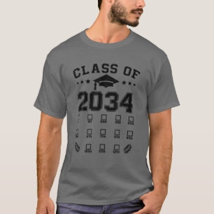 Klasse der Checkliste 2034 wächst mit meinem Kinde T-Shirt