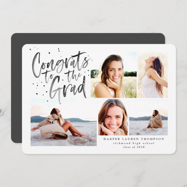 Klasse der Einladung für Hochschulabsolventen im R (Vorne/Hinten)