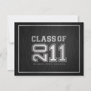Klasse der Einladung zur Graduation Party (Silber)