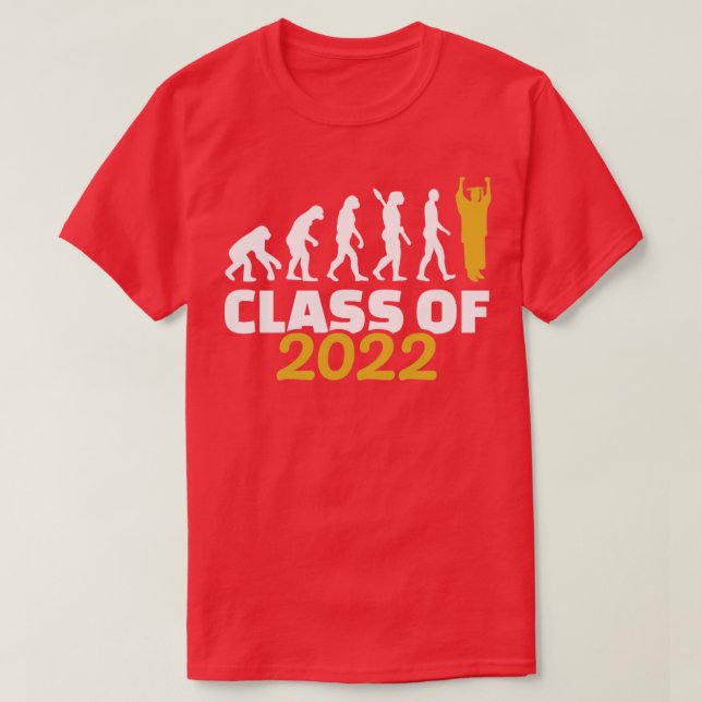 Klasse der Evolution 2022 Abschluss T-Shirt (Design vorne)