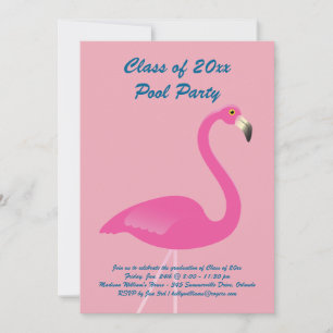 Klasse der Flamingo-Einladung 2019 in Rosa Einladung