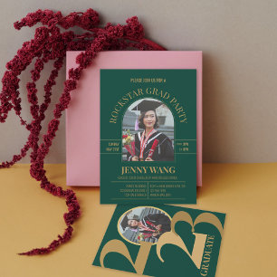 Klasse der Foto Grad Party Einladung 2023