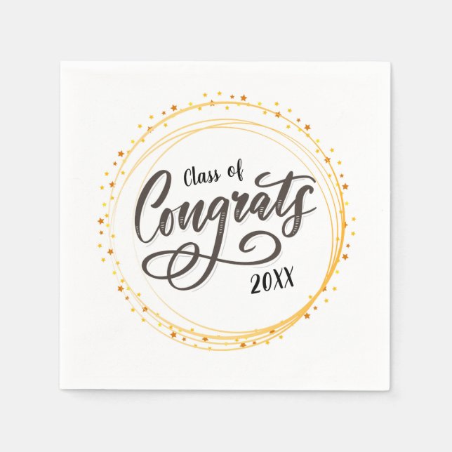 Klasse der Glückwunsch Napkins Serviette (Vorderseite)