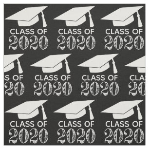 Klasse der Graduation Cap Black 2020 Stoff