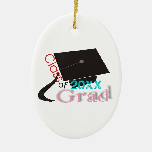 Klasse der Graduation Cap Custom Ornaments 2012 Keramik Ornament (Vorne)