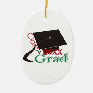 Klasse der Graduation Cap Custom Ornaments 2020 Keramik Ornament